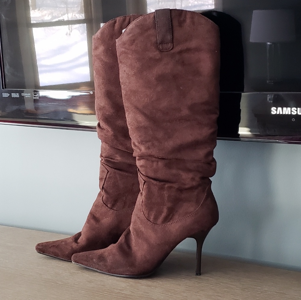 Faux Suede Boots
